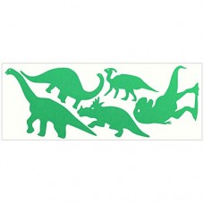 LiteMark Dino Pack 2 Reflective Assorted Dinosaur Sticker Decals for Helmets  Bicycles  Strollers  Wheelchairs and More - Pack of 5 - B07FYSZ47J